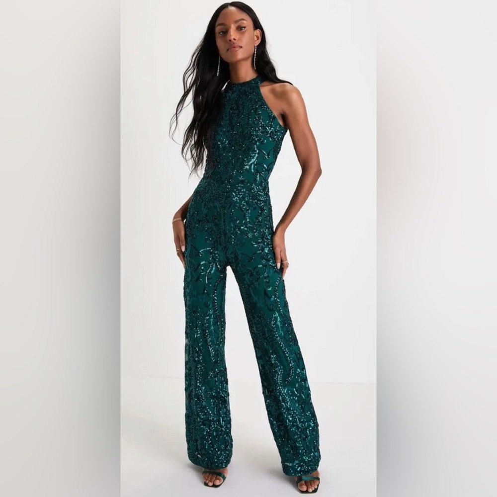 Lulus Emerald Jumpsuit